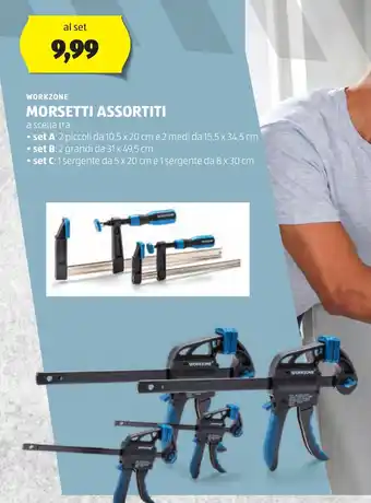 ALDI Workzone morsetti assortiti offerta