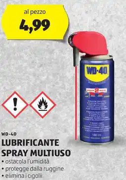 ALDI Wd-40 lubrificante spray multiuso offerta