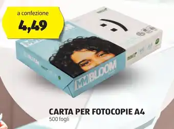 ALDI Carta per fotocopie a4 offerta