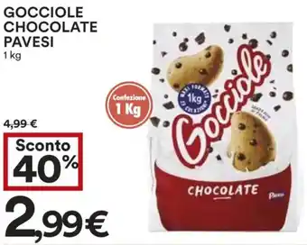 Coop Superstore Gocciole chocolate pavesi offerta