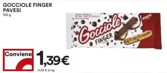 Coop Superstore Gocciole finger pavesi offerta