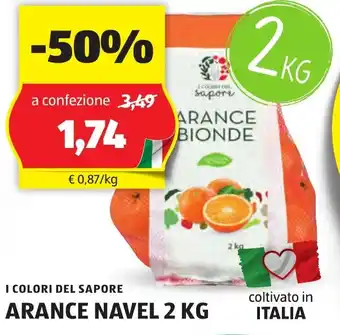 ALDI I colori del sapore arance navel offerta