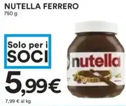 Coop Superstore Nutella ferrero offerta