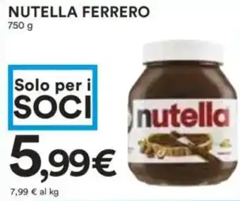 Coop Superstore Nutella ferrero offerta