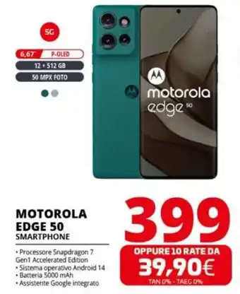 Comet MOTOROLA EDGE 50 SMARTPHONE offerta