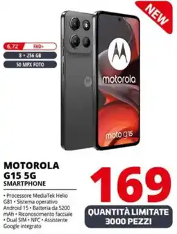 Comet MOTOROLA G15 5G SMARTPHONE offerta