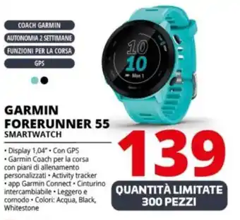 Comet Garmin forerunner 55 smartwatch offerta