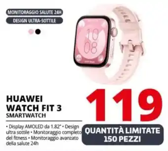 Comet Huawei watch fit 3 smartwatch offerta