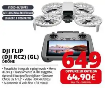 Comet DJI FLIP (DJI RC2) (GL) DRONE offerta