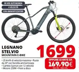 Comet Legnano stelvio mountain e-bike offerta