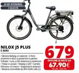 Comet NILOX J5 PLUS E-BIKE offerta