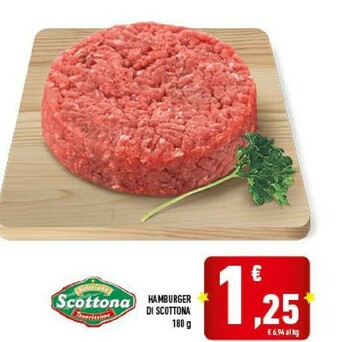 Conad City Hamburger di scottona offerta