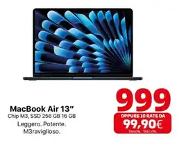 Comet MacBook Air 13" offerta