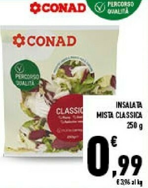 Conad City Insalata mista classica offerta