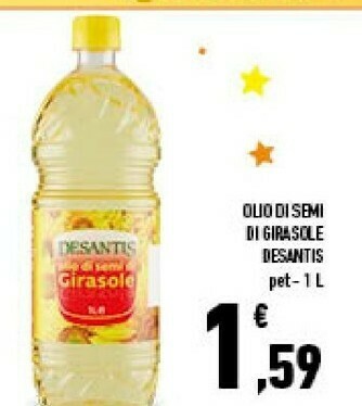 Conad City Desantis - olio di semi di girasole 1000 g(ml) offerta