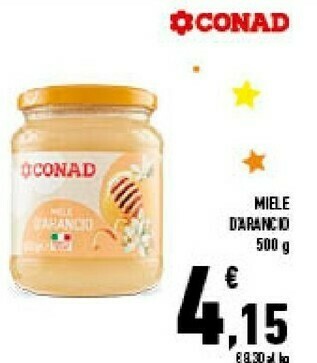 Conad City Miele d'arancio 500 g(ml) offerta