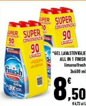 Conad City Gel lavastoviglie all in 1 offerta