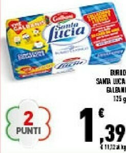 Conad City Burro classico santa lucia 125 g(ml) offerta