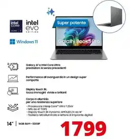 Comet SAMSUNG Galaxy Book5 Pro offerta