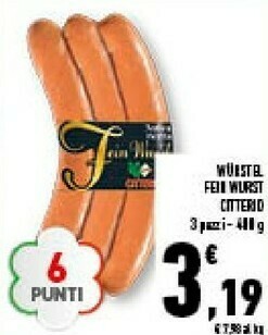 Conad City Wurstel 400 g offerta