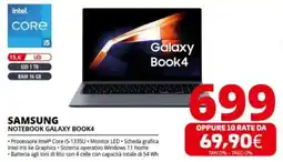 Comet SAMSUNG NOTEBOOK GALAXY BOOK4 offerta