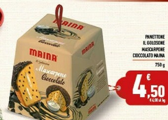 Conad City Panettone il golosone gianduia 750 g(ml) offerta