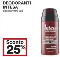 Coop Superstore Deodoranti intesa tipi e formati vari offerta