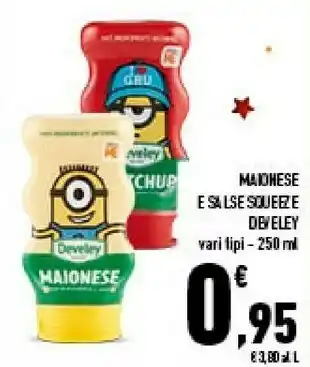 Conad Maionese e salse squeeze 250 ml offerta