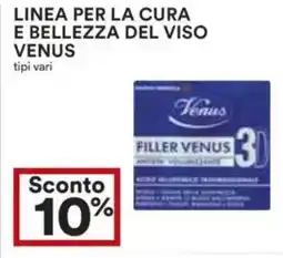 Coop Superstore Linea per la cura e bellezza del viso venus tipi vari offerta