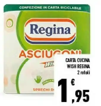 Conad Carta cucina wish 2 rotoli offerta
