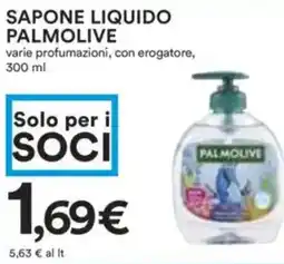 Coop Superstore Sapone liquido palmolive varie profumazioni, con erogatore, offerta