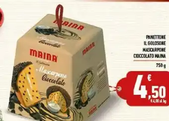 Conad Panettone il golosone gianduia 750 g(ml) offerta