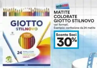 Coop Superstore Matite colorate giotto stilnovo vari formati. offerta