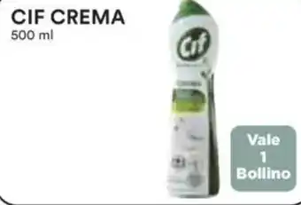 Coop Superstore Cif crema vale 1 bollino offerta