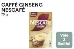 Coop Superstore Nescafé caffè ginseng vale 2 bollini offerta