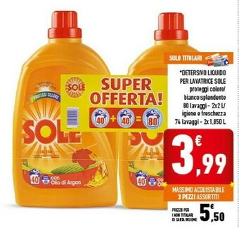 Conad Superstore Detersivo liquido per lavatrice offerta