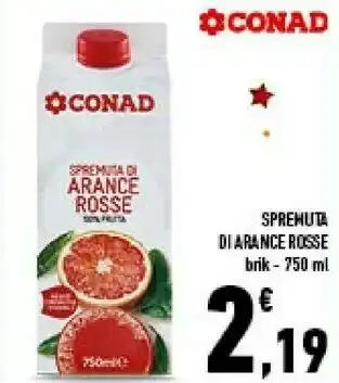 Conad Superstore Conad - spremuta di arance rosse offerta