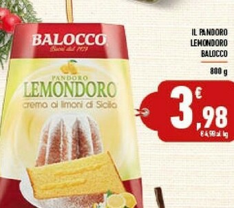 Conad Superstore Il pandoro lemondoro 800 g(ml) offerta