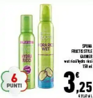Conad Superstore Fructis spuma offerta