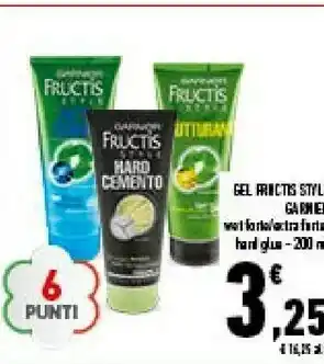 Fructis style 3600541740679 gel per capelli unisex 200 ml