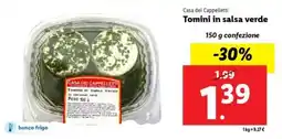 Lidl Casa dei Cappelletti Tomini in salsa verde offerta