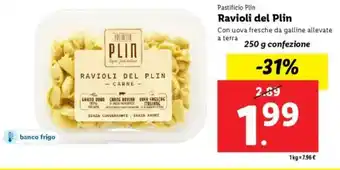 Lidl Pastificio Plin Ravioli del Plin offerta