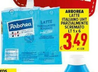 Iper Triscount Latte parzialmente scremato offerta