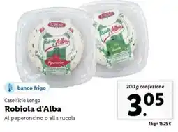 Lidl Caseificio Longo Robiola d'Alba offerta