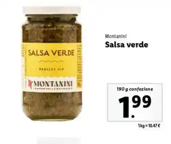 Lidl Montanini Salsa verde offerta