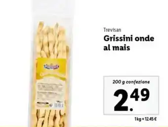 Lidl Trevisan Grissini onde al mais offerta