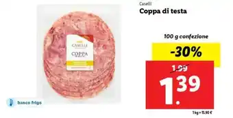 Lidl Caselli Coppa di testa offerta