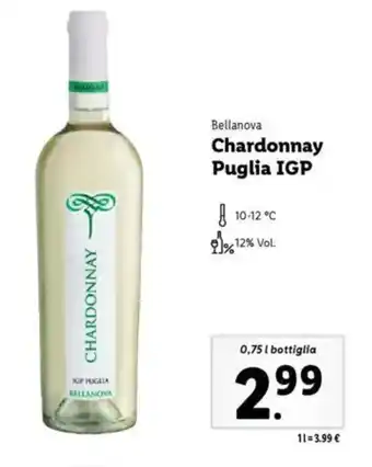 Lidl Bellanova Chardonnay Puglia IGP offerta