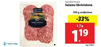 Lidl Specialità Toscane Salame Sbriciolona offerta