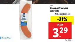 Lidl Siebi Braunschweiger Würstel offerta